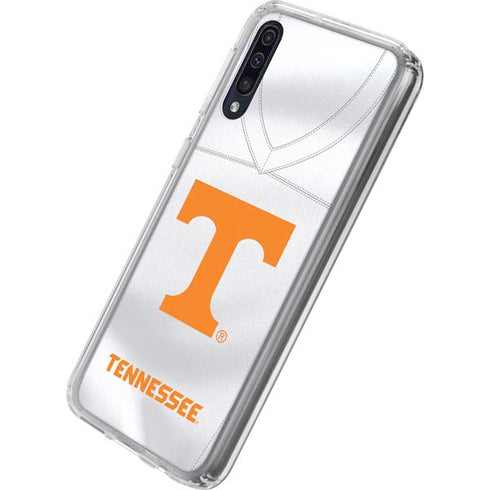 University of Tennessee White Jersey Galaxy A50 Clear Case